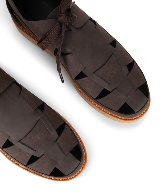IZAK Men's Vegan  Sandals | Color: Brown - variant::brown