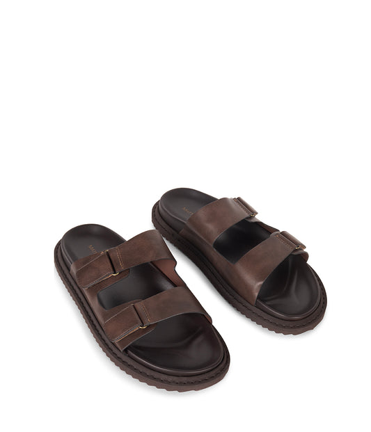 JOAO Men's Vegan Sandals | Color: Brown - variant::brown