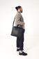 ELON Vegan Briefcase - Grain | Color: Black - variant::black