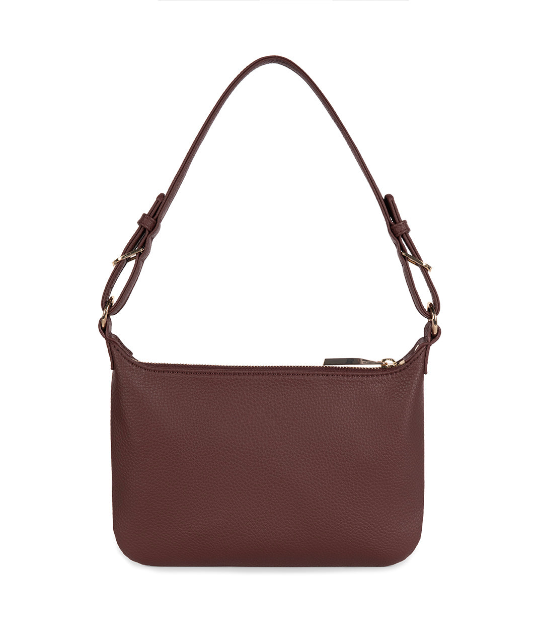 JINA Vegan Shoulder Bag – Grain | Color: Cherry - variant::cherry