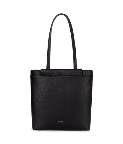 KOE Vegan Tote Bag - Grain | Color: Black - variant::black