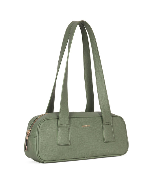 LEMUR Vegan Satchel – Grain | Color: Olivine - variant::olivine
