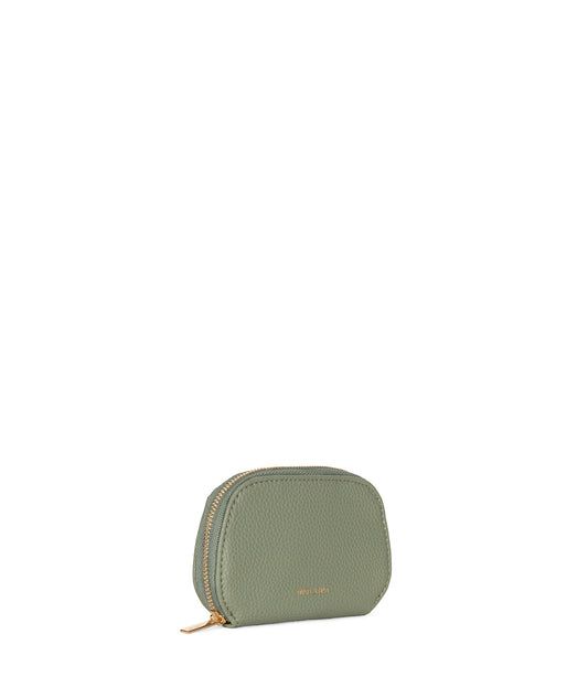 NADYA Vegan Card Holder – Grain | Color: Olivine - varian:: olivine