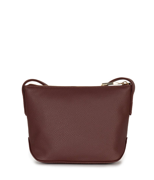 SAM Vegan Crossbody Bag - Grain | Color: Cherry - variant::cherry