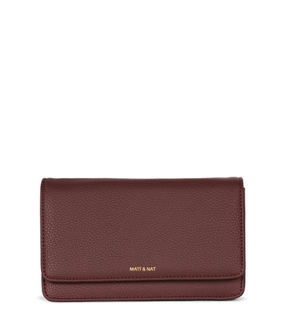 BEE Vegan Crossbody Bag - Grain | Color: Cherry - variant::cherry