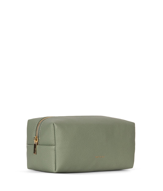 BLAIR Vegan Toiletry Case - Grain | Color: Olivine - variant::olivine