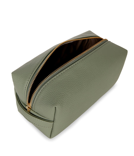 BLAIR Vegan Toiletry Case - Grain | Color: Olivine - variant::olivine