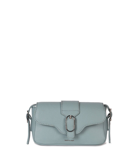 ISABELLE SM Vegan Crossbody Bag – Grain | Color: Aquamarine - variant::aquamarine