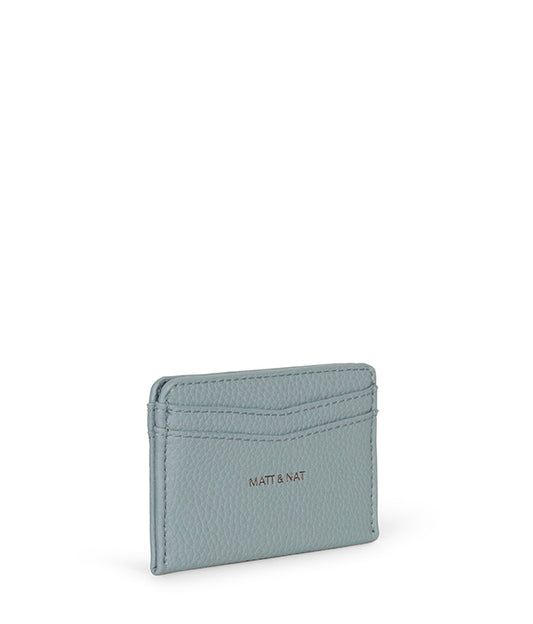 JUNYA Vegan Card Holder - Grain | Color: Aquamarine - variant::aquamarine