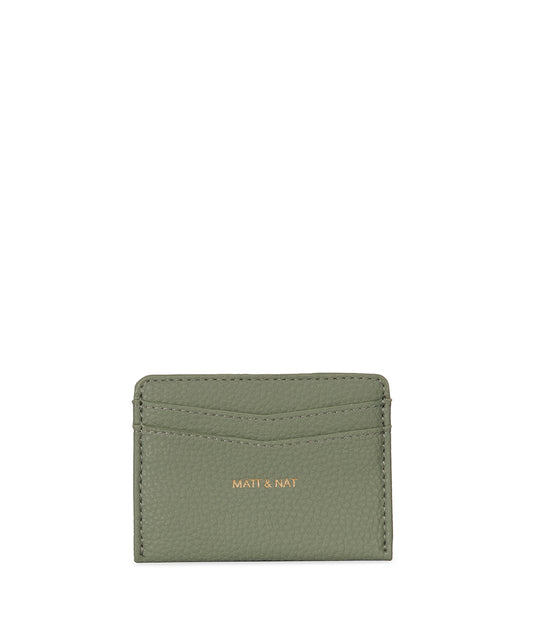 JUNYA Vegan Card Holder - Grain | Color: Olivine - variant::olivine
