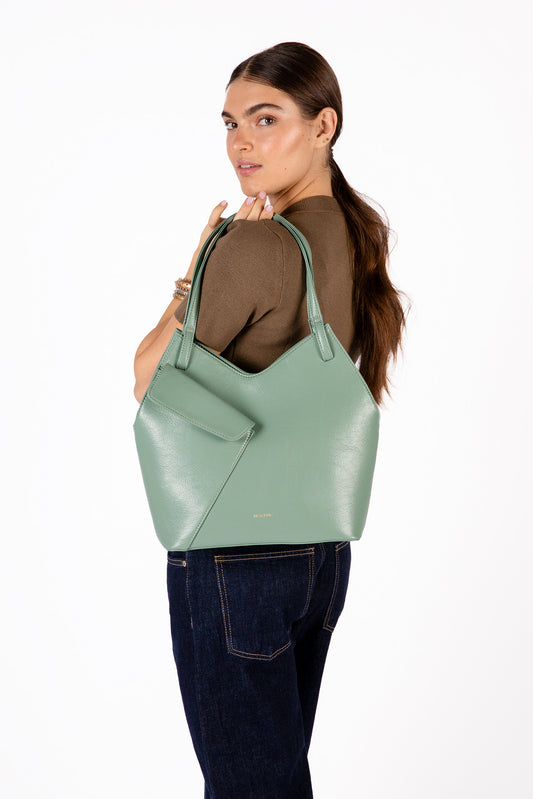 GIANI SM Vegan Tote – Theme | Color: Jellybean - variant::jellybean