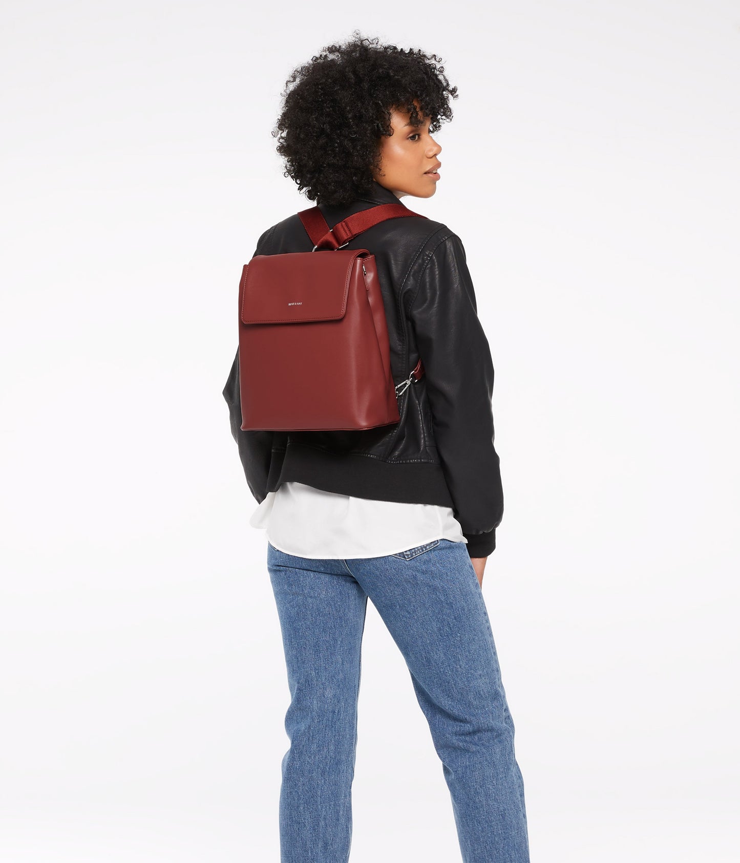 ANNEX Vegan Backpack - Loom | Color: Red - variant::gala