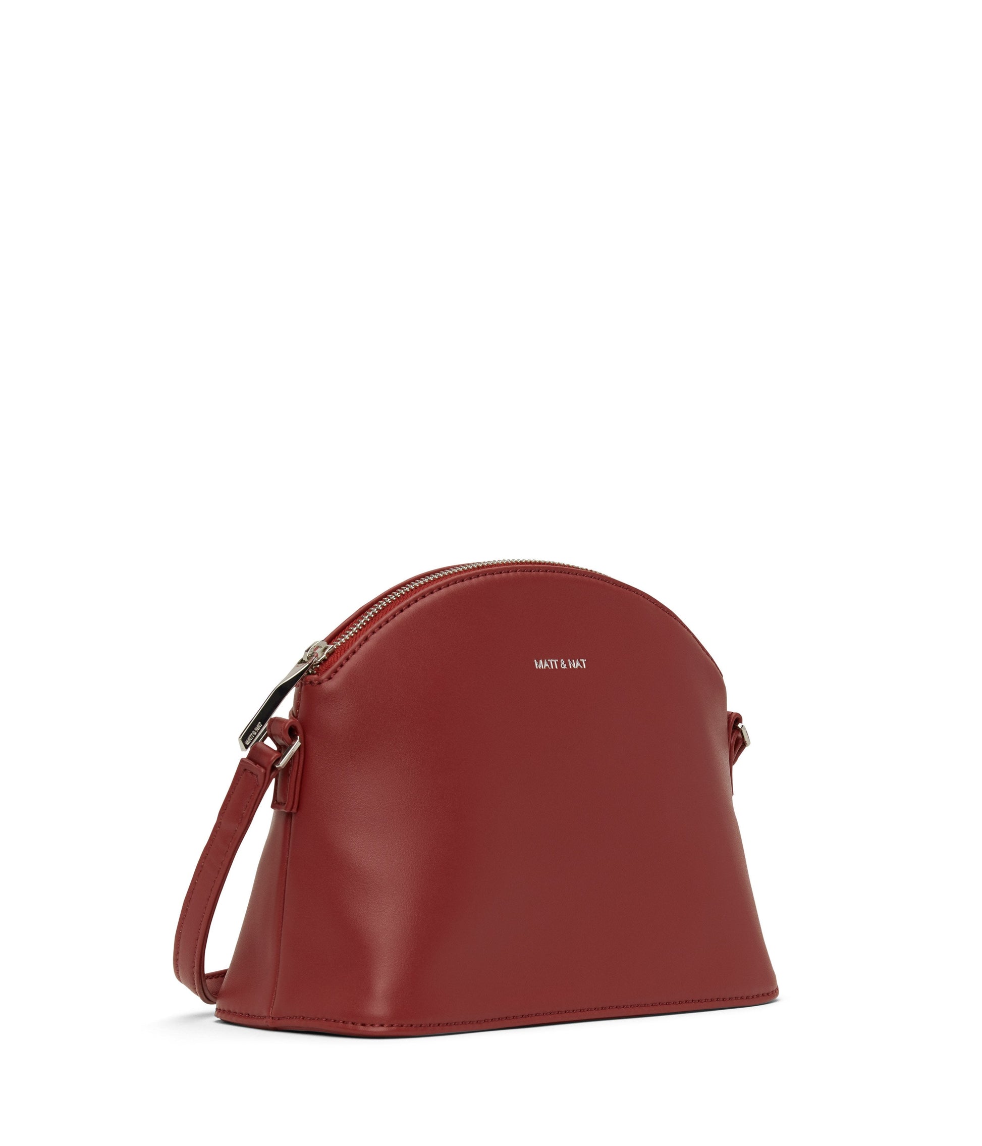 LEONA Vegan Crossbody Bag - Loom | Color: Red - variant::gala