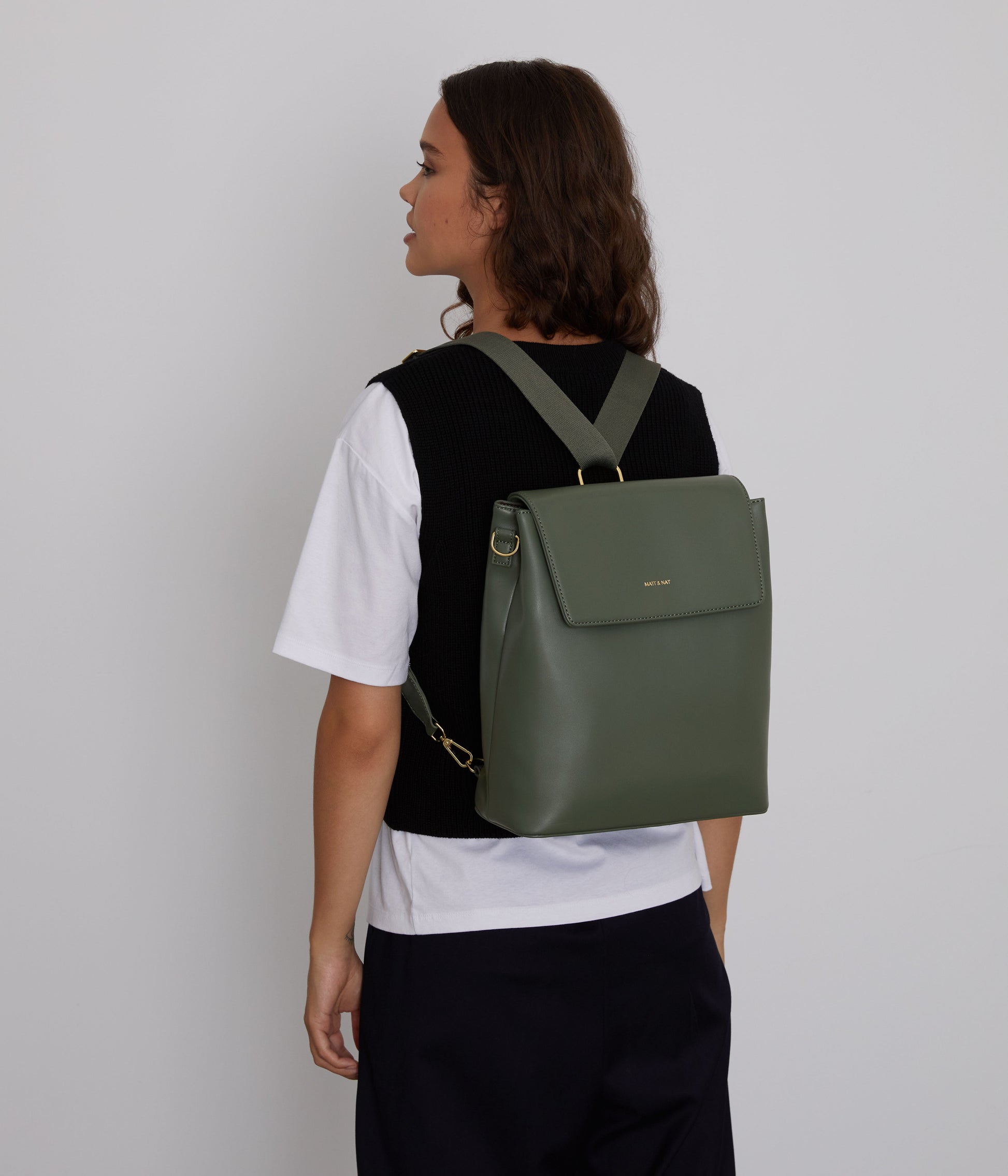 ANNEX Vegan Backpack - Loom | Color: Green - variant::stem