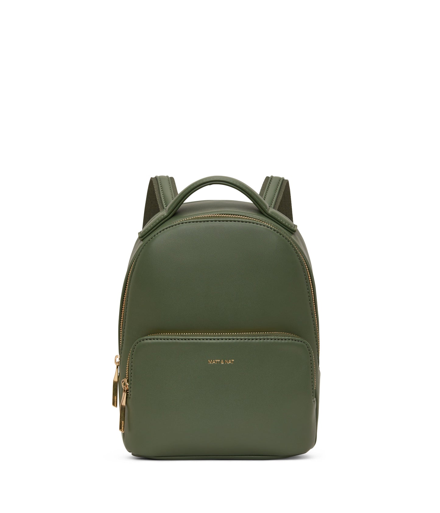 CAROSM Small Vegan Backpack - Loom | Color: Green - variant::stem