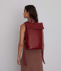 COLTON Vegan Backpack - Loom | Color: Red - variant::plum