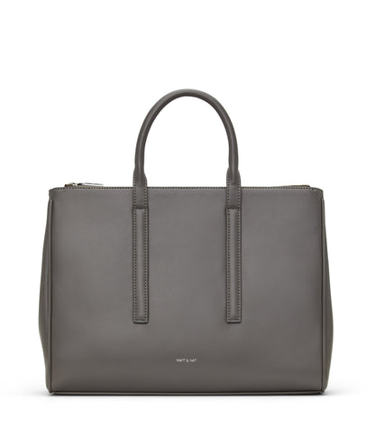 EVELIN Vegan Satchel - Loom | Color: Grey - variant::essence