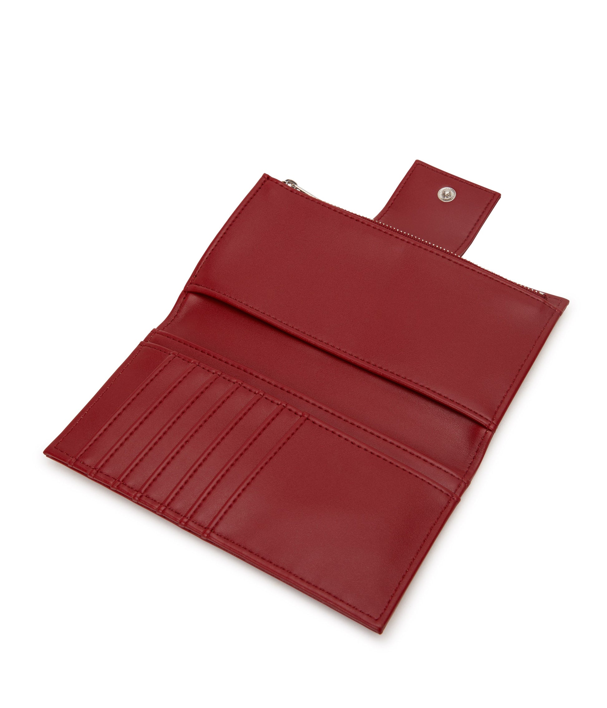 CRUISE Vegan Wallet - Loom | Color: Red - variant::plum