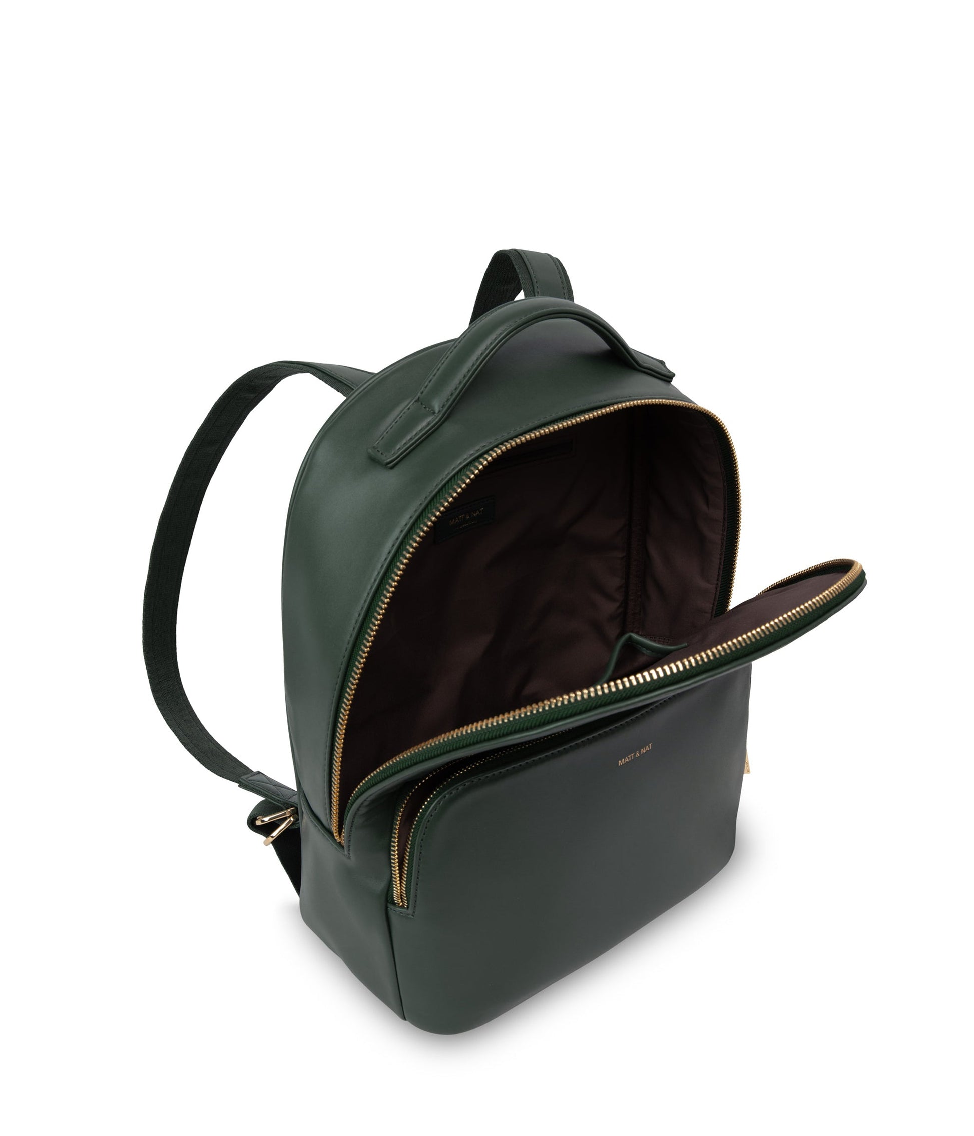 CAROSM Small Vegan Backpack - Loom | Color: Green - variant::vineyard
