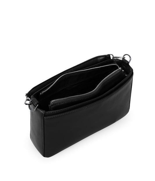 FENNE Vegan Convertible Crossbody Bag - Loom | Color: Black - variant::black