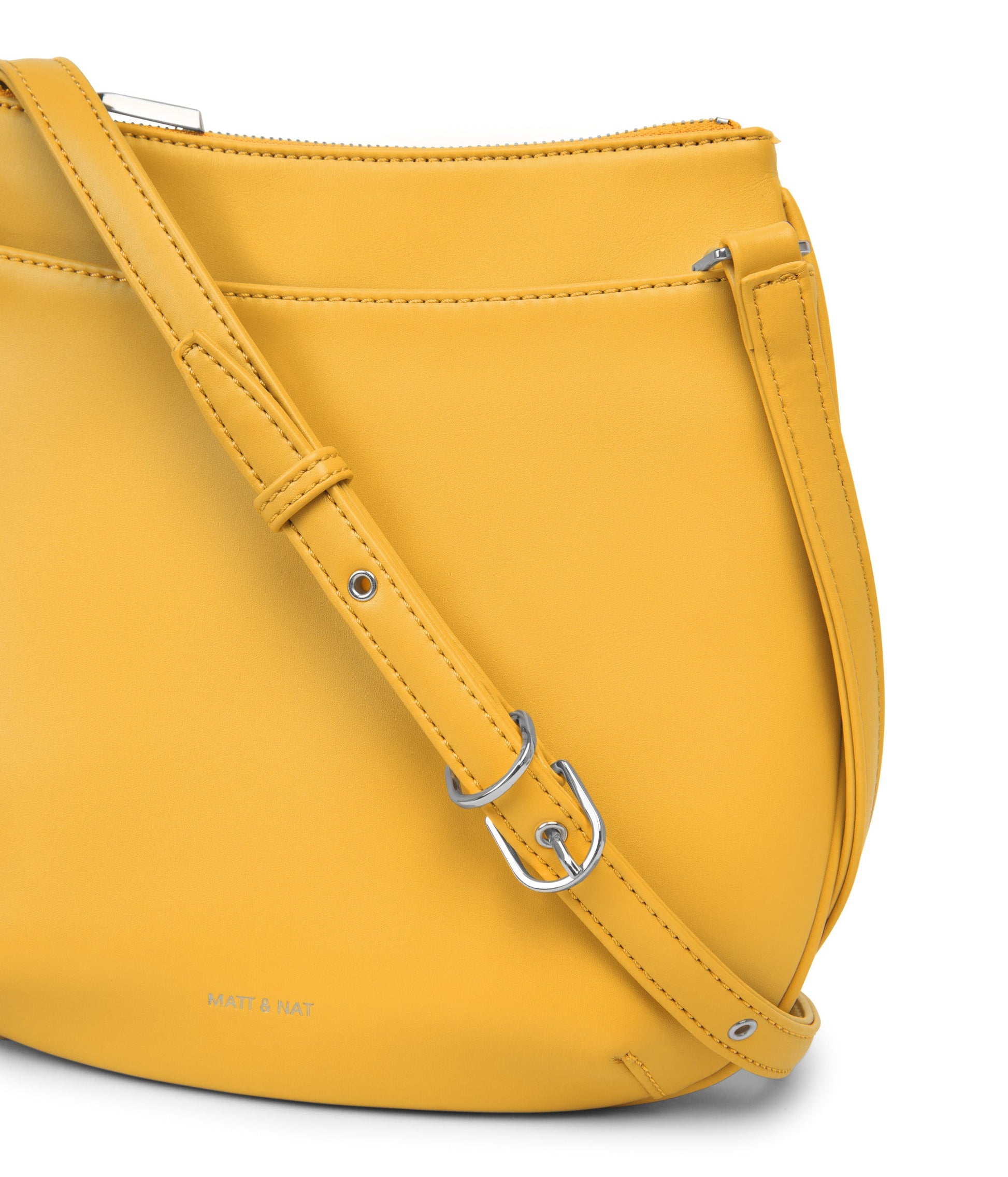 SALO Vegan Crossbody Bag - Loom | Color: Yellow - variant::citrine