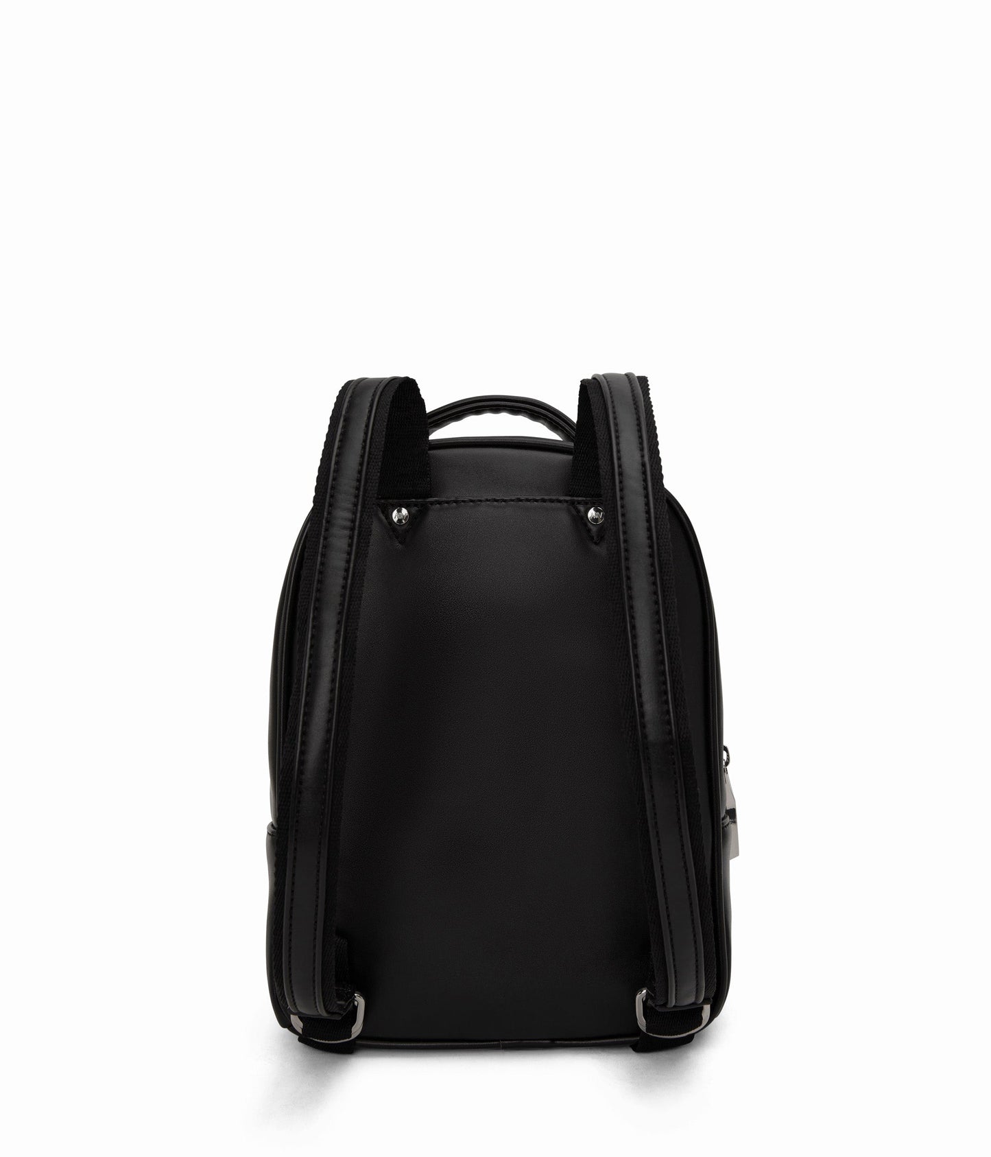 CAROSM Small Vegan Backpack - Loom | Color: Black - variant::black
