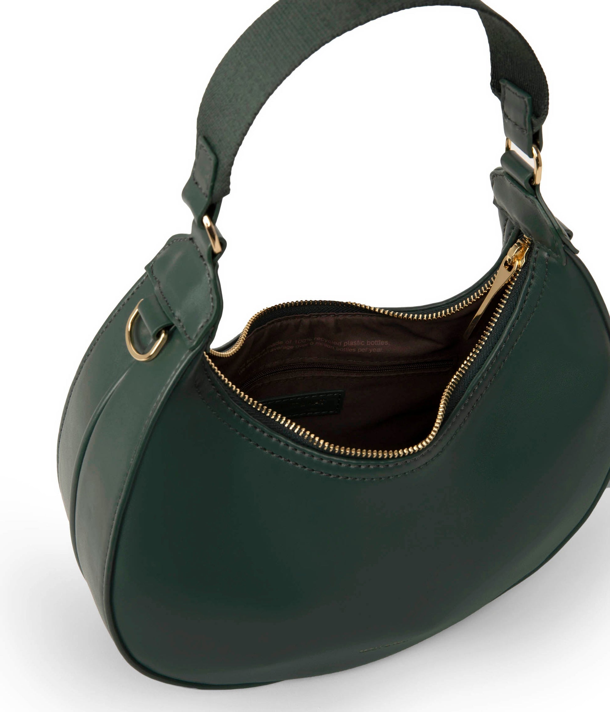 SERENA Vegan Hobo Bag - Loom | Color: Green - variant::vineyard
