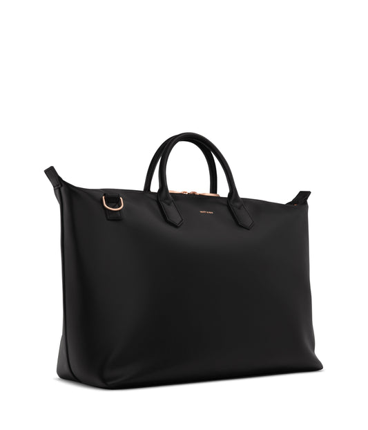 ABBILG Vegan Weekender Bag - Loom | Color: Black - variant::blackr