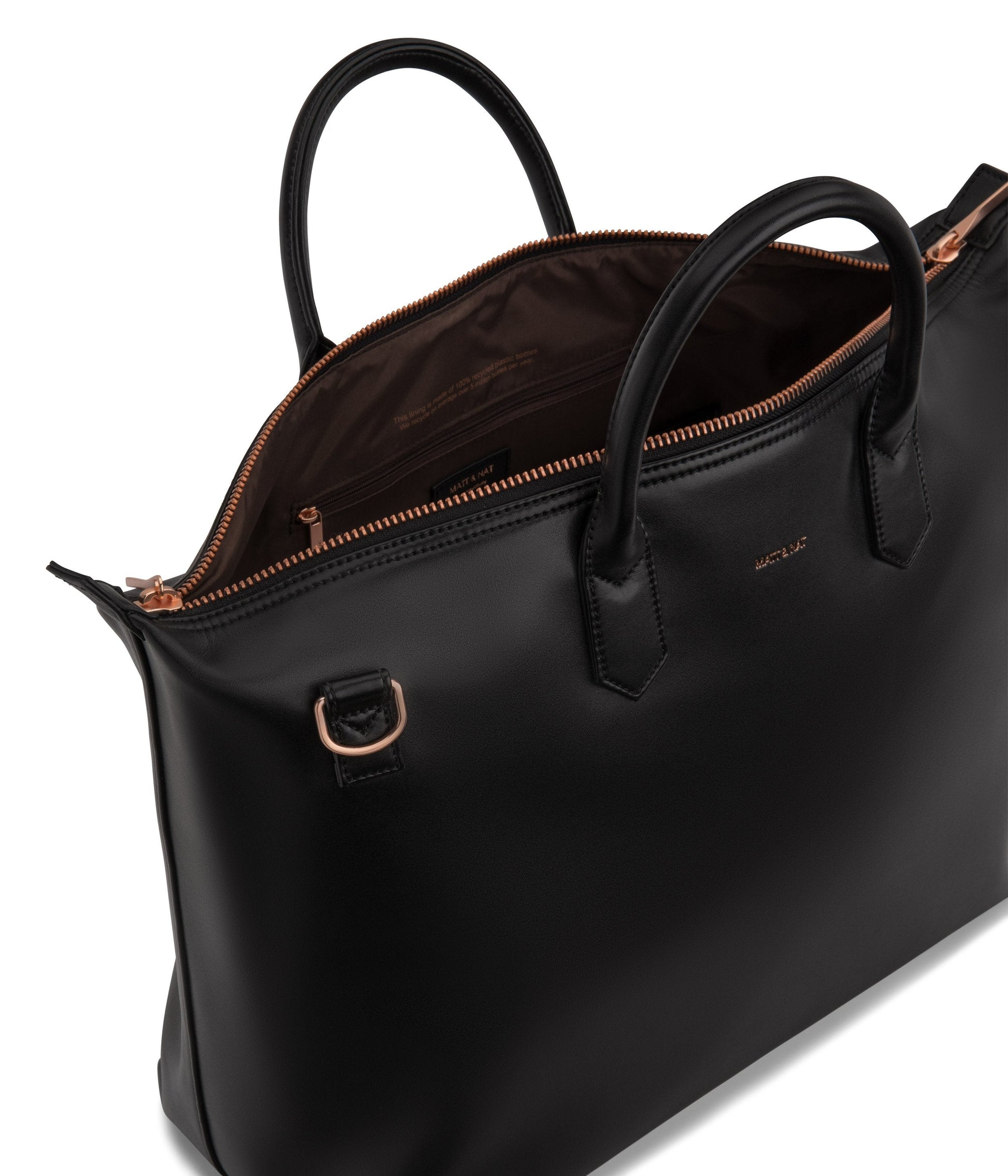 ABBILG Vegan Weekender Bag - Loom | Color: Black - variant::blackr