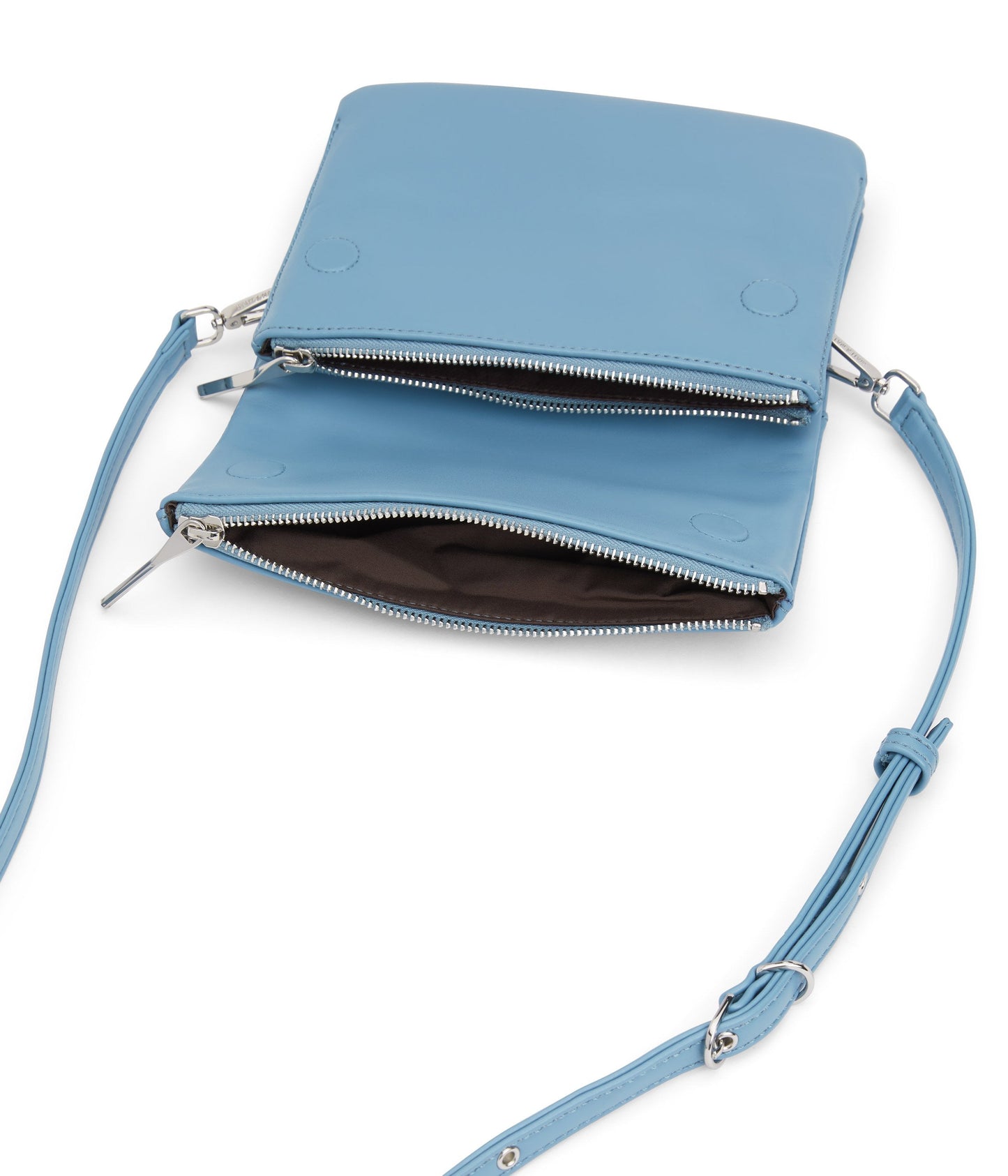 HILEY Vegan Crossbody Bag - Loom | Color: Blue - variant::liquid