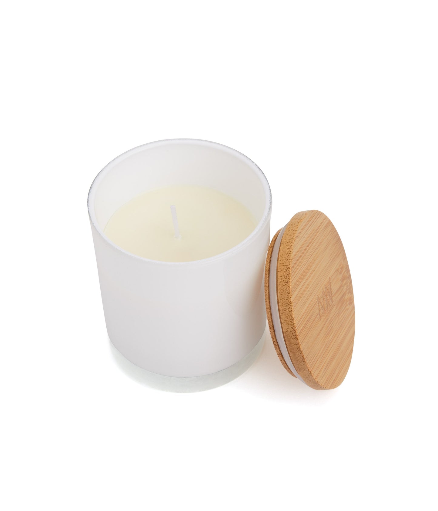 The Future Is Bright Reg. Round Candle | Color: White - variant::white