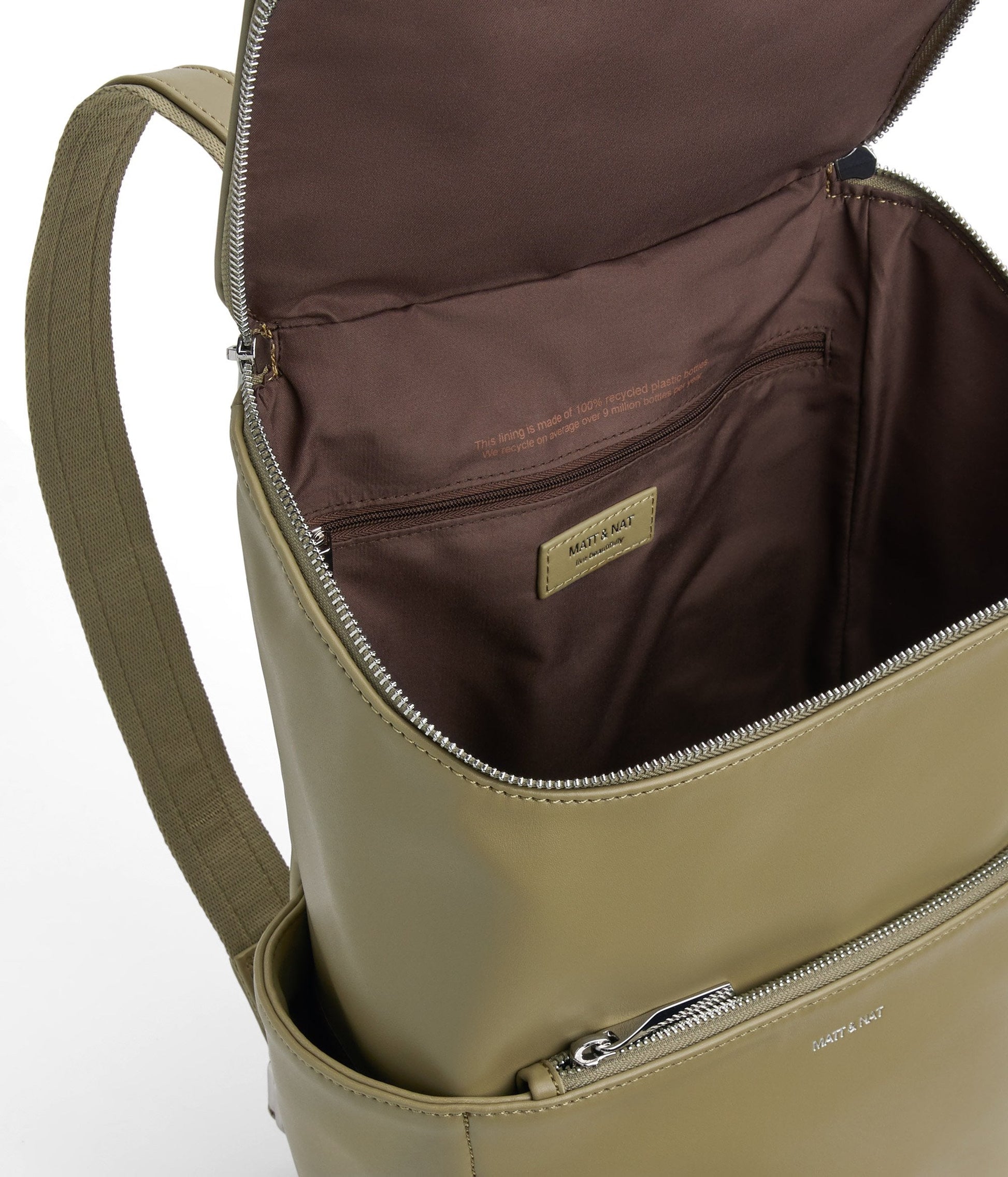 BRAVE Vegan Backpack - Loom | Color: Green - variant::ivy