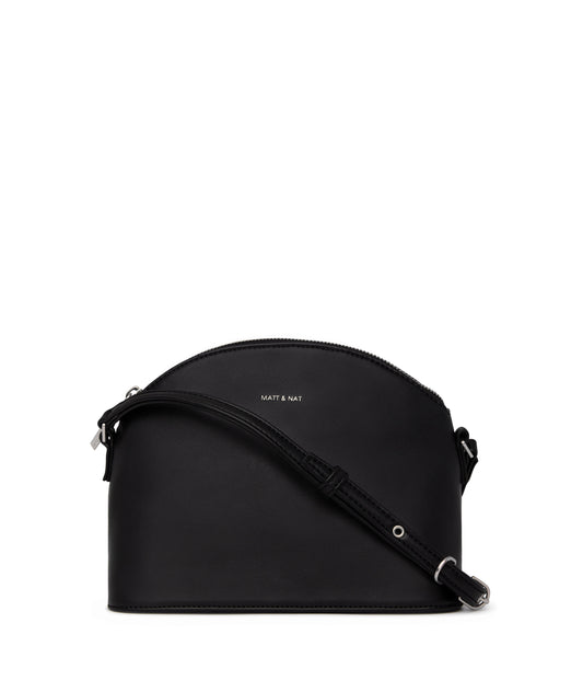 LEONA Vegan Crossbody Bag - Loom | Color: Black - variant::blacks