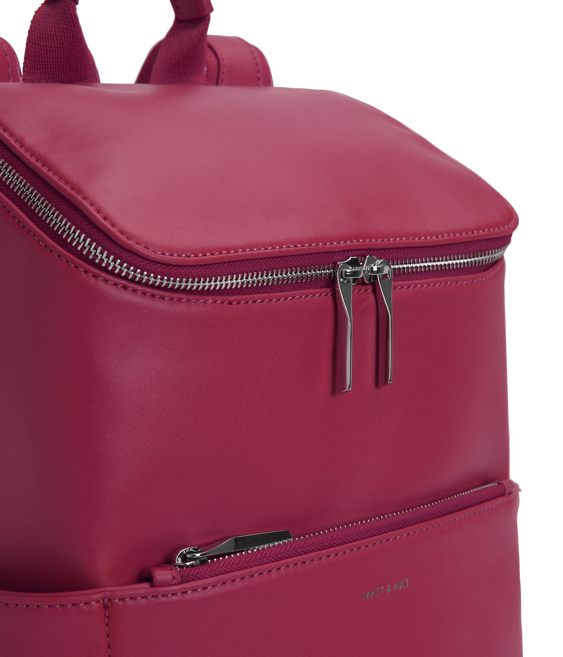 BRAVE MICRO Vegan Crossbody Bag - Loom | Color: Pink - variant::tulip