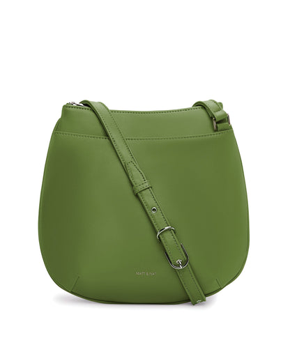 SALO LG Vegan Crossbody Bag - Loom | Color: Green - variant::parrot