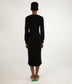 FRANEK Long sleeve button front longline cardigan | Color: Black - variant::black